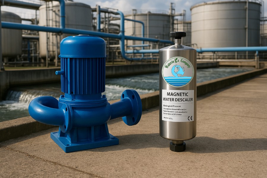 Chemical-free water treatment for factories